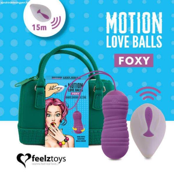 FEELZTOYS Foxy - vízálló vibrációs tojás (lila)