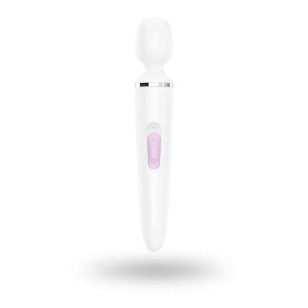 Satisfyer Wand-er Woman - vízálló masszírozó vibrátor (fehér)