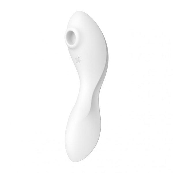 Satisfyer Curvy Trinity 5+ - okos 2in1 vibrátor (fehér)