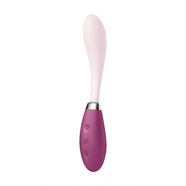 Satisfyer G-Spot Flex 3 - akkus G-pont vibrátor (pink-vörös)