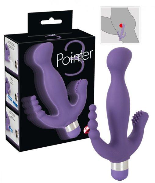 / You2Toys - Pointer - Hármas élvezet vibrátor (lila)