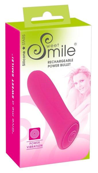 SMILE Power Bullet - akkus, extra erős kis rúdvibrátor (pink)