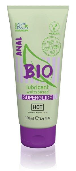 HOT BIO Superglide Anal - vegán vízbázisú anál síkosító (100ml)