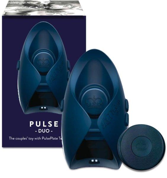 Pulse III Duo - akkus maszturbátor és párvibrátor (szürke)
