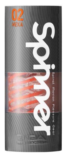 TENGA Spinner Hexa - maszturbátor (átlátszó)