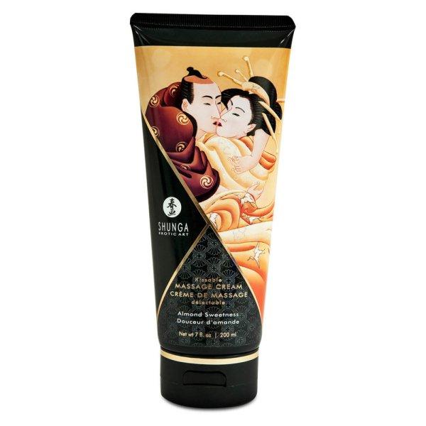 / Shunga - masszázs krém - édes mandula (200ml)