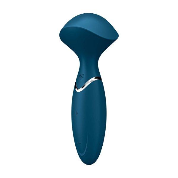 Satisfyer Mini Wand-er - vízálló masszírozó vibrátor (kék)
