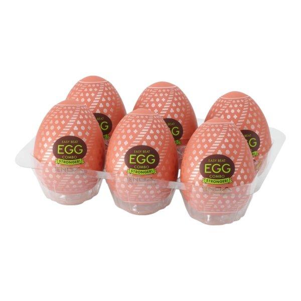 TENGA Egg Combo Stronger - tojás maszturbátor (6db)