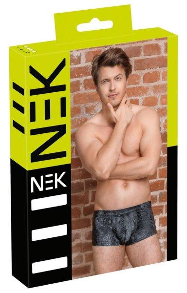 NEK - kígyóbőr mintás boxer (fekete)