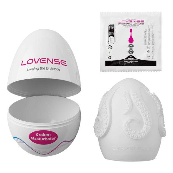 LOVENSE Kraken - tojás maszturbátor - 1db (fehér)