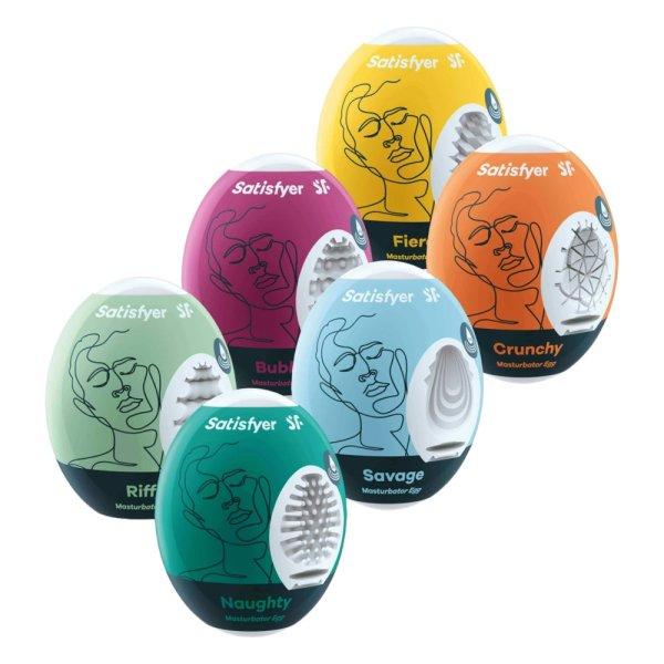 Satisfyer Egg Set - tojás maszturbátor szett (6db)