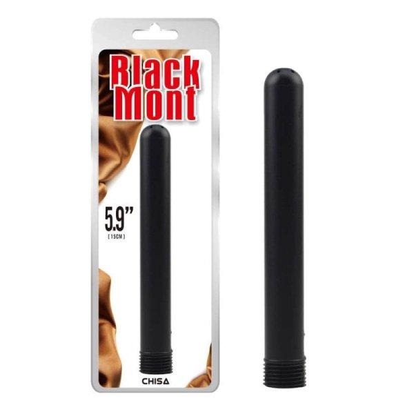 Anal Cleaner Tube - Black Mont zuhanycsőre szerelhető anál tisztító (lyukak
felül - 15 cm)