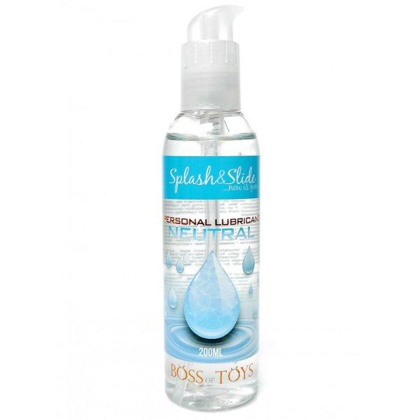 Boss of Toys Splash&Slide Neutral vízalapú síkosító (200 ml)