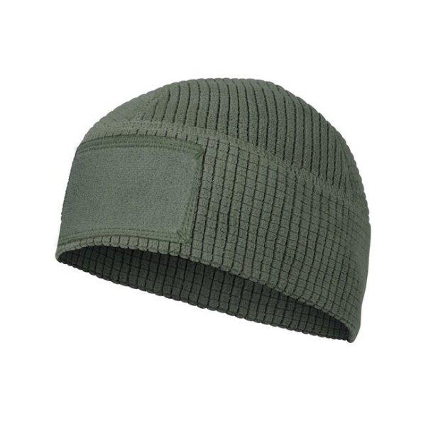 Helikon-Tex Sapka RANGE Beanie - Grid Fleece - olajzöld