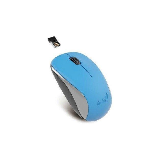Genius Egér - NX-7000 (Vezeték nélküli, USB, 3 gomb, 1200 DPI, BlueEye,
kék)