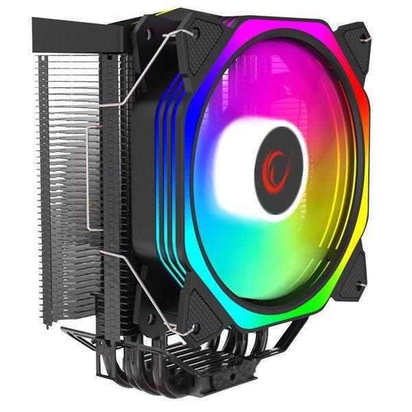 Rampage CPU Cooler - OCTAGON C50 (max 40dB, 96,84 m3/h, 4 pin csatlakozó, 12cm,
A-RGB, LED)