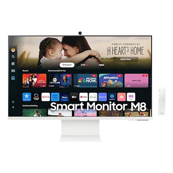 Samsung Monitor 32" - S32DM801UU (VA, 3840x2160, 16:9, UHD, 60HZ, 400cd/m2,
4ms, Pivot, Smart)