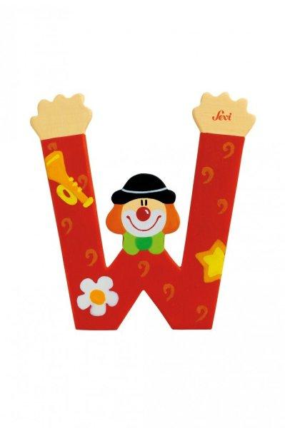 Sevi fa betűk - W - narancs Bohóc - BOMBA ÁR!