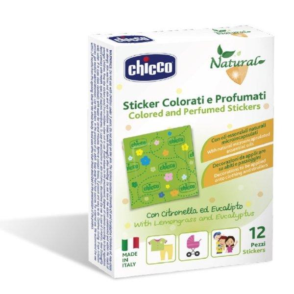 Chicco Natural Stickers - illatos tapaszok 12 db citronellával és
eukaliptusszal