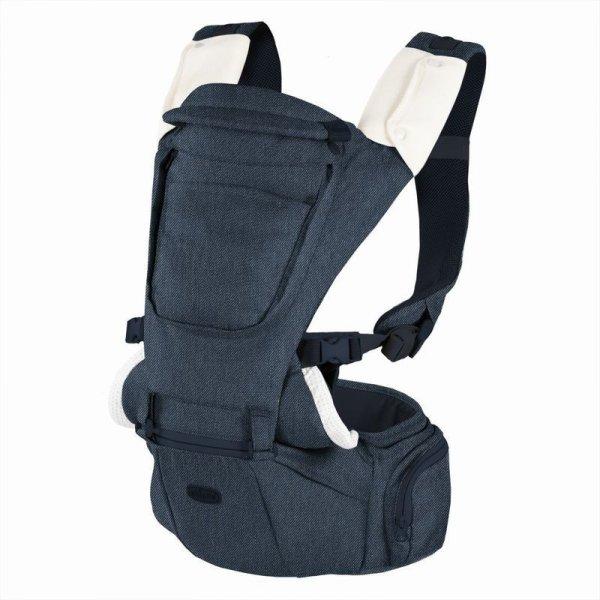 Chicco Hip Seat bébihordozó, merev csípőülőkével, születéstől 15
kg-ig, Denim