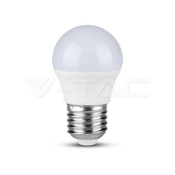 LED izzó SAMSUNG Chip 4.5W E27 A++ G45 műanyag 4000K (V-TAC)