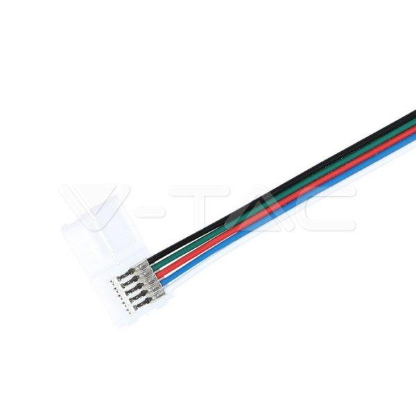 Rugalmas csatlakozó RGB 5050 RGB+White LED szalaghoz (V-TAC)
