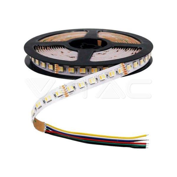 LED szalag SMD5050 60 LED 24V IP65 3 az 1-ben RGB (V-TAC)