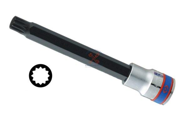 XZN (spline) bit dugókulcs 1/2 extra hosszú M8