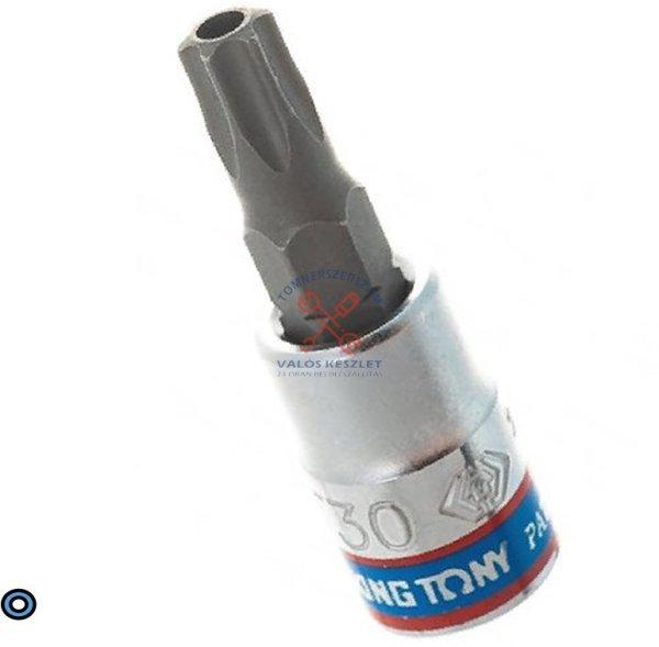 Torx bitfej 1/4" furatos T 8