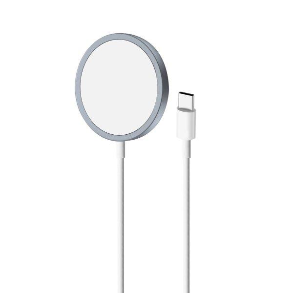 Puro Magnetico MagSafe-kompatibilis vezeték nélküli töltő 15W - kék