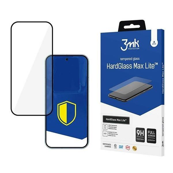 3mk HardGlass Max Lite edzett üveg kijelzővédő fekete szegéllyel Google
Pixel 9 Pro