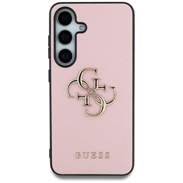 Guess Grained Big 4G Logo Small Classic Logo tok Samsung Galaxy S25 Ultra -
rózsaszín