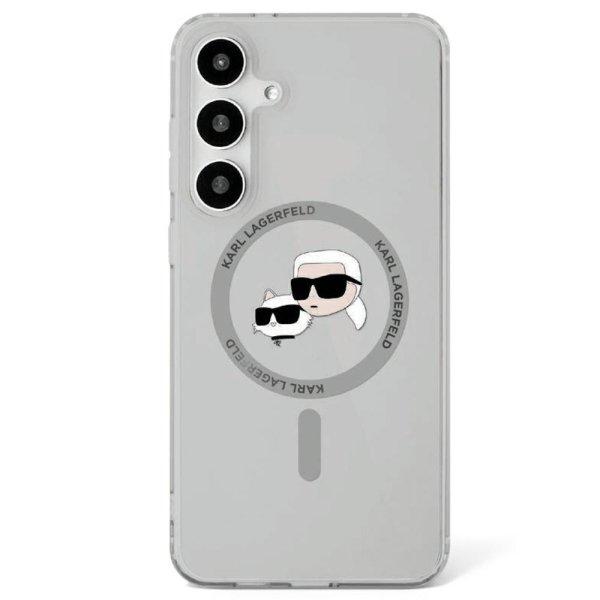 Karl Lagerfeld Button Karl & Choupette Heads Printed Logo MagSafe-kompatibilis
tok Samsung Galaxy S25 - fekete