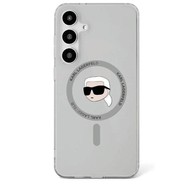 Karl Lagerfeld Button Karl Head Printed Logo MagSafe-kompatibilis tok Samsung
Galaxy S25 - fekete