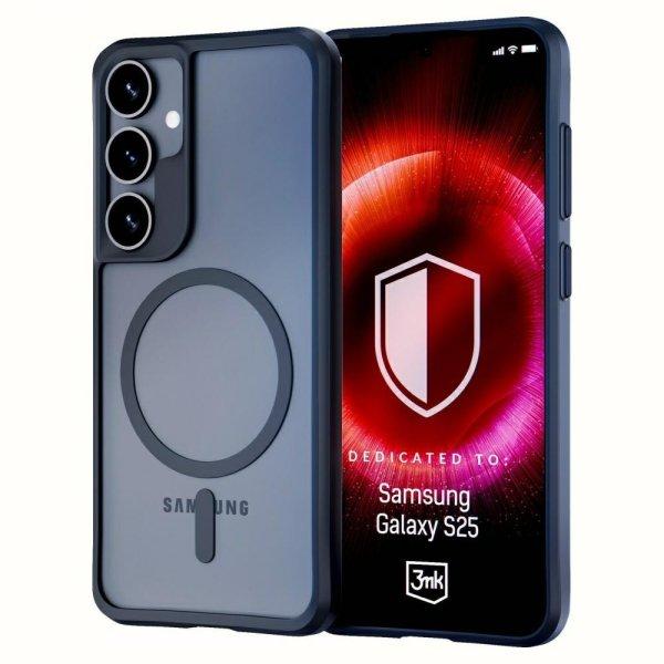 3mk Satin Armor MagCase MagSafe-kompatibilis tok Samsung Galaxy S25 -
átlátszó