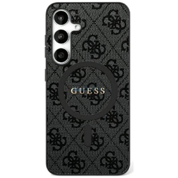 Guess GUHMS25LG4GFRK 4G Ring Classic Logo MagSafe-kompatibilis tok Samsung
Galaxy S25 Ultra - fekete