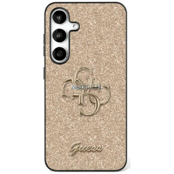 Guess GUHCS25LHG4SGD Fixed Glitter Big 4G tok Samsung Galaxy S25 Ultra - arany
színű