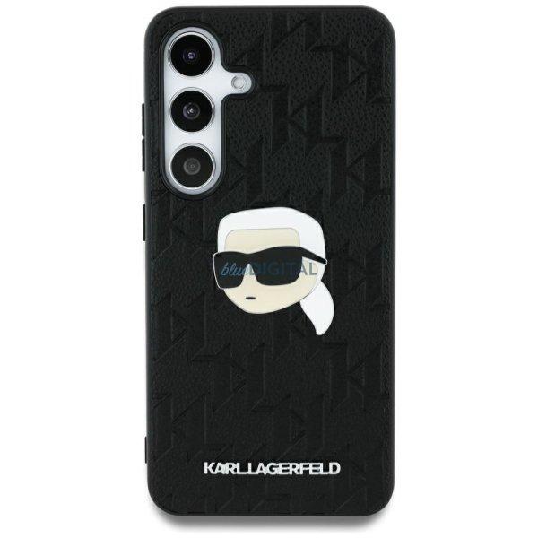 Karl Lagerfeld KLHCS25LPGKLKIPK PU Monogram Karl Head Pin tok Samsung Galaxy S25
Ultra - fekete