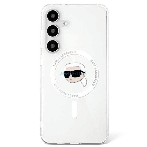 Karl Lagerfeld KLHMS25SHLSKIH IML Metal Karl Heads MagSafe-kompatibilis tok
Samsung Galaxy S25 - fehér