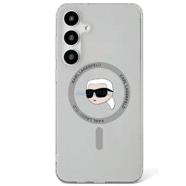 Karl Lagerfeld KLHMS25SHLSKIK IML Metal Karl Heads MagSafe-kompatibilis tok
Samsung Galaxy S25 - fekete