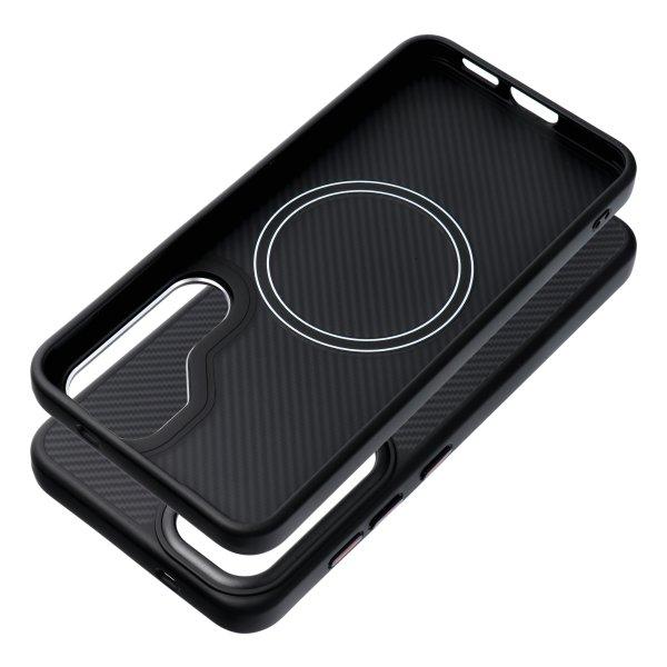 CARBON ELITE MAG COVER MagSafe-kompatibilis tok Samsung Galaxy S25 - fekete