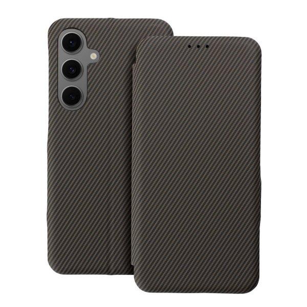 FOLIO SIDE MAGNET kinyitható tok Samsung Galaxy S25 Ultra - barna
