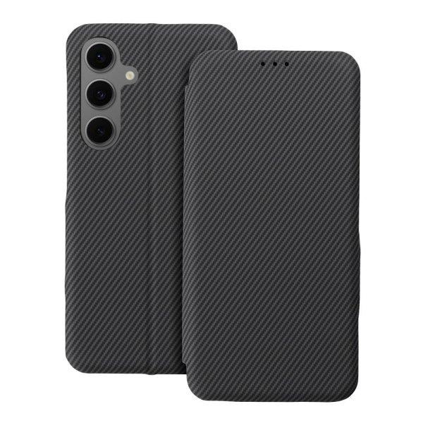 FOLIO SIDE MAGNET kinyitható tok Samsung Galaxy S25 Ultra - szürke