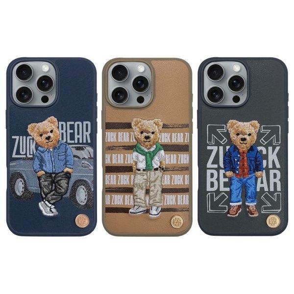 Zuck Bear San Francisco Fortune tok iPhone 16 - fekete