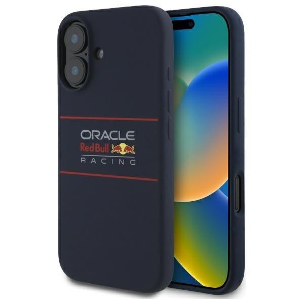 Red Bull RBHMP16S24SIHSRV Silicone Horizontal Logo MagSafe-kompatibilis tok
iPhone 16 - sötétkék