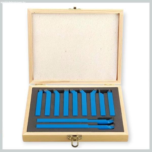 Hitman HA-0027 - Eszterga kés készlet, 11 db-os, 12x12 mm méretben