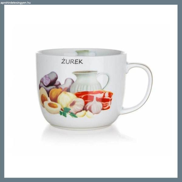 BANQUET porcelán leveses bögre, 730 ml 60JG001ZUR