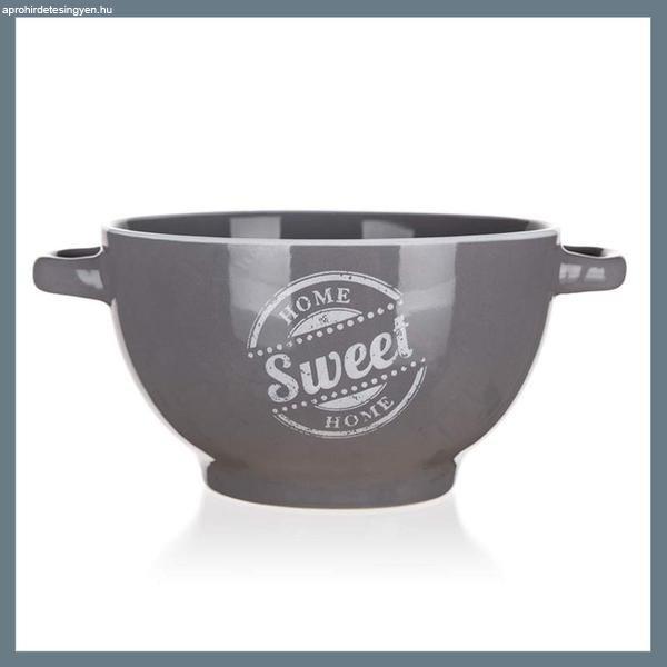 BANQUET Kerámia tál SWEET HOME 660 ml, szürke 60337165
