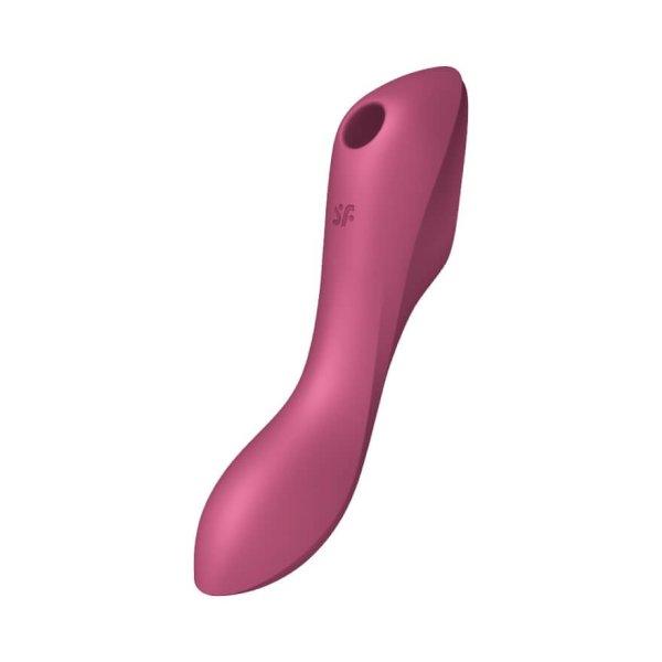 Satisfyer Csiklóstimuláló vibrátor Curvy Trinity 3 Red