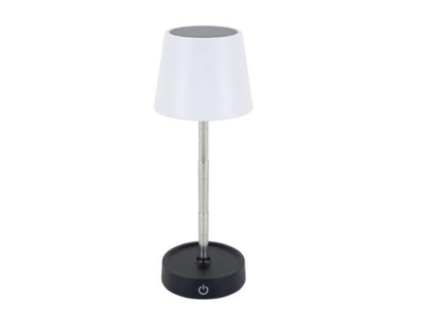 Strühm Smart LED fekete színű asztali lámpa  fényerőszabályozható 
újratölthető akkumulátorral